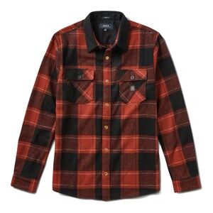 Roark Red and Black Plaid Men's Nordsman Flannel Shirt
